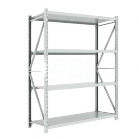 YUNJIE Medium-Sized Shelf Main Frame - 200kg Four-Layer Storage Solution in White