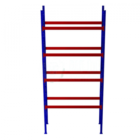 Zhiteng Heavy-Duty Pallet Rack | 2880mm x 1000mm x 7000mm | 2.5T/layer | Orange Red