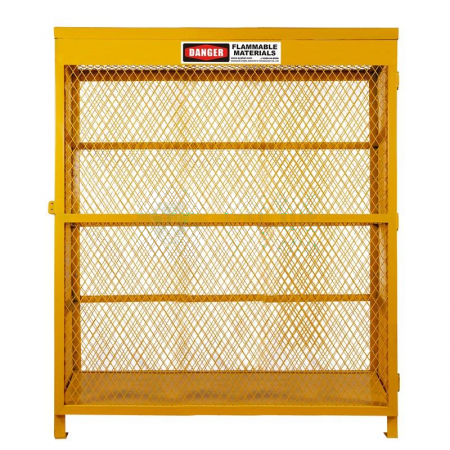 SYSBEL Mesh Gas Cylinder Cabinet WA710589 - Secure Storage for LPG &amp; Compressed Gas Cylinders