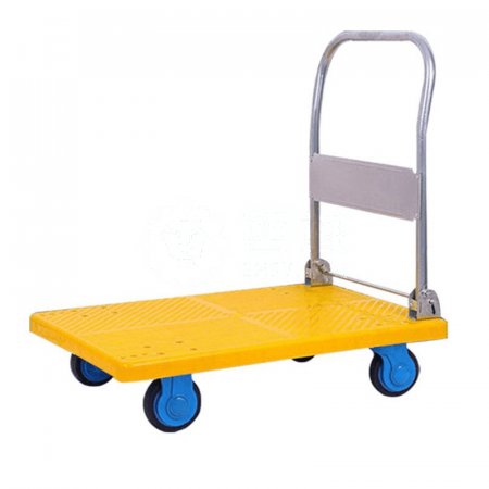 SS Plastic Ultra Quiet Flatbed Handcart YJ-TC005 | 225 kg Capacity