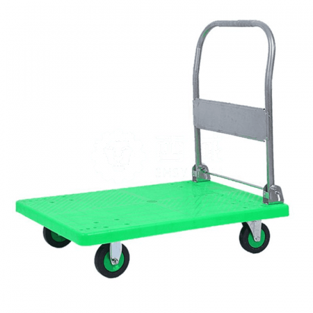 SS Plastic Fully Silent Flatbed Handcart YJ-TC004 | 200 kg Capacity