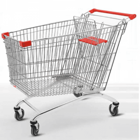 Ansairui Supermarket Shopping Cart 2C00074 - Durable 240L Shopping Cart for Retail