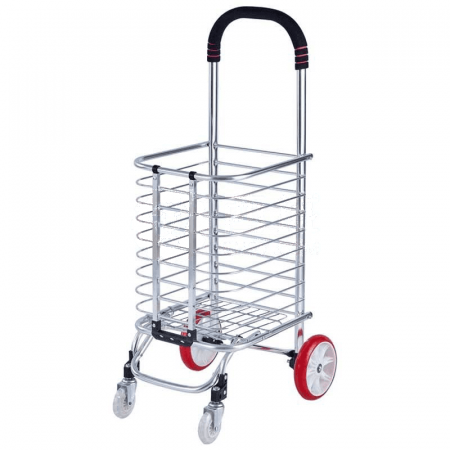 HSDK Folding Shopping Cart Driver - 4 Wheels for Easy Transport &amp; Storage