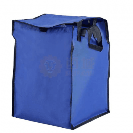 HSDK Aluminum Alloy Small Cart - Portable Folding Trolley in Blue with Oxford Bag