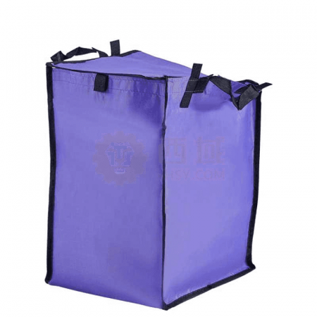 HSDK Aluminum Alloy Small Cart - Purple Folding Portable Trolley and Luggage Cart