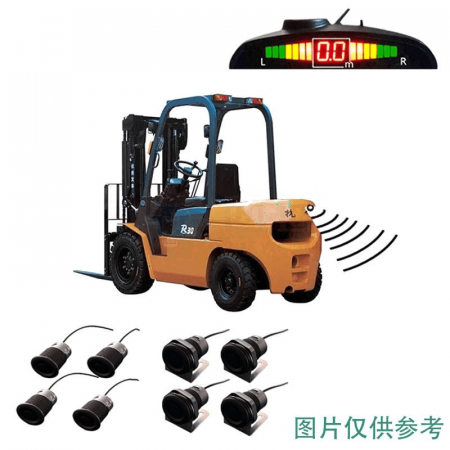 HAONINYUE Forklift Reversing Radar - 10-Inch Display and Radar Package for Safety