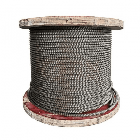 QL High Wear-Resistant Oily Steel Wire Rope 6*37+FC-24mm - Durable and Reliable for Heavy Lifting