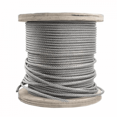 PPU Galvanized Round Stranded Steel Wire Rope 6 × 37+FC-18mm – 3.45T Capacity