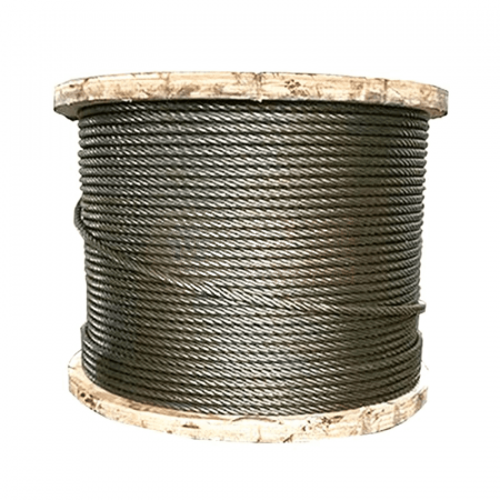 PPU Smooth Round Stranded Steel Wire Rope - 6 × 37+IWR-14mm - 2.26T Capacity