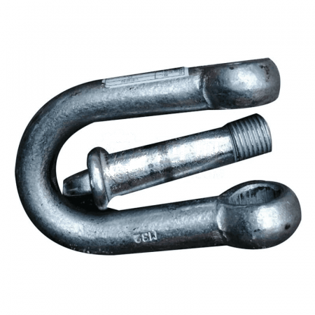 Qize National Standard Non Nut D-Type Shackle M28 | 3T Load Capacity | Durable and Lightweight