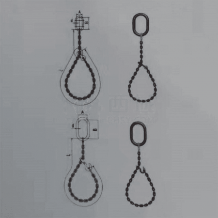 Taili Taixing Single Leg Chain Hoist 1T – 2-Meter Chain for Efficient Lifting