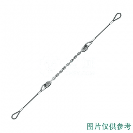 Yaken Baotou Steel Wire Rope Suspension Chain Combination Sling | 2T Rated Load | 5m Length