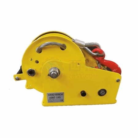 CF Bracket Winch 2960p  10mm with Wire Rope Hook | Heavy Duty Manual Winch for Lifting &amp; Towing