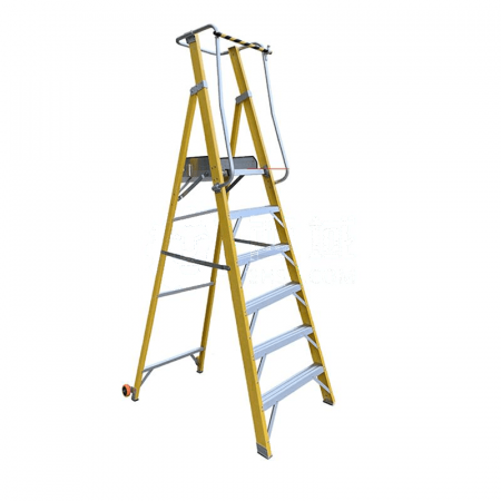 DENGYUE 6-Step Insulation Platform Ladder DYJPT-6 – Safe and Stable Elevated Work Solution