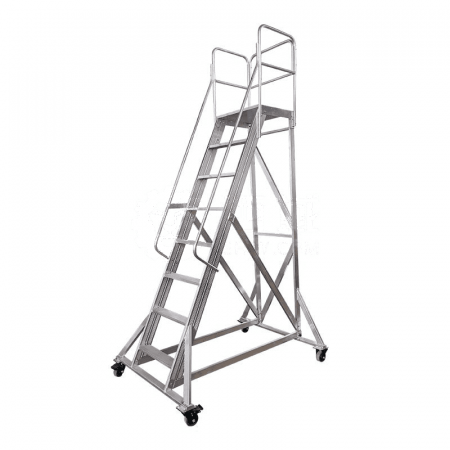 ZXA Aluminum Alloy Mobile Handrail Ladder LGD-20 | 2000mm Height