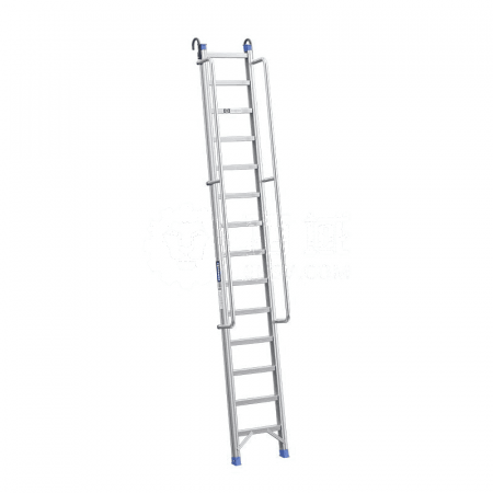 Tednawer Aluminum Alloy Hook Handrail Straight Ladder TD4214 – 200kg Load Capacity