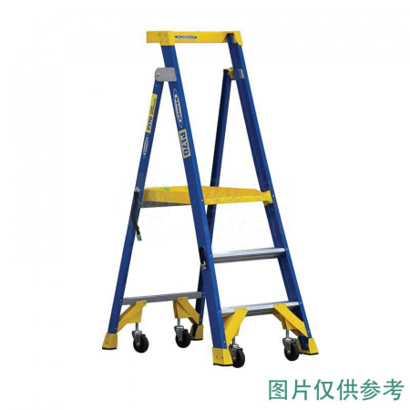 Stable and Durable Single-Sided Platform Zigzag Ladder P170-4CN FG – 4 Steps