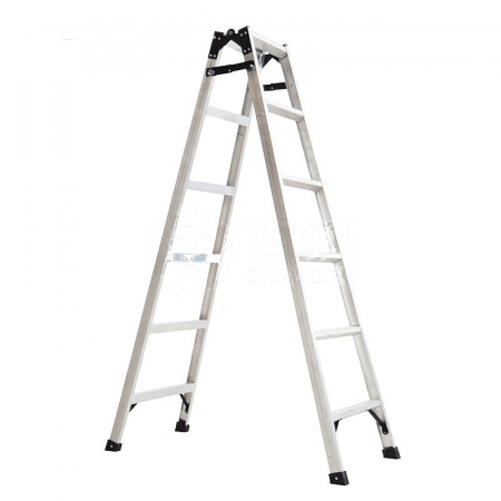 WERNER Aluminum Alloy Straight Horse Dual-Use Ladder 256CN – 12 Ladder Levels