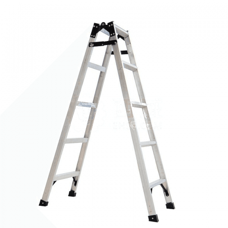 WERNER Aluminum Alloy Straight Horse Dual-Use Ladder 255CN – Adjustable 5 Ladder Levels