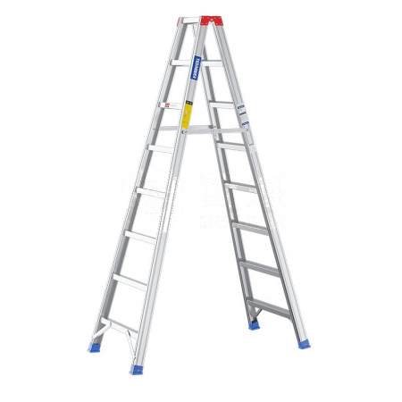 Tednawer Aluminum Alloy Wide Step Double-Sided Zigzag Ladder TWS2406 – 200kg Load Capacity