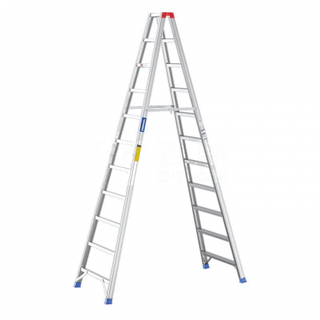 Tednawer Aluminum Alloy Wide Step Double-Sided Zigzag Ladder TWS2408 – 200kg Load Capacity