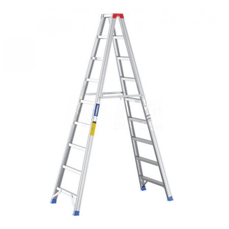 Tednawer Aluminum Alloy Wide Step Double-Sided Zigzag Ladder TWS2409 – 200kg Load Capacity