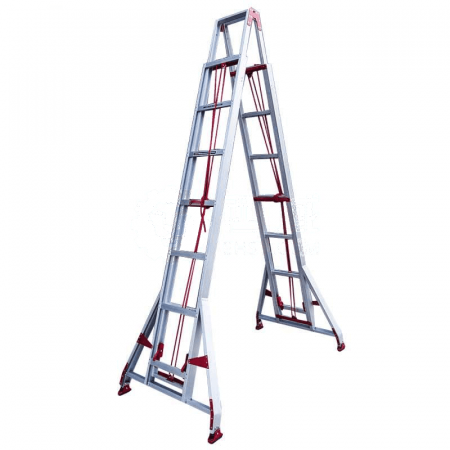 AOPENG Double-Sided Hand-Pulled Ladder AP-225A-1000 – Extendable