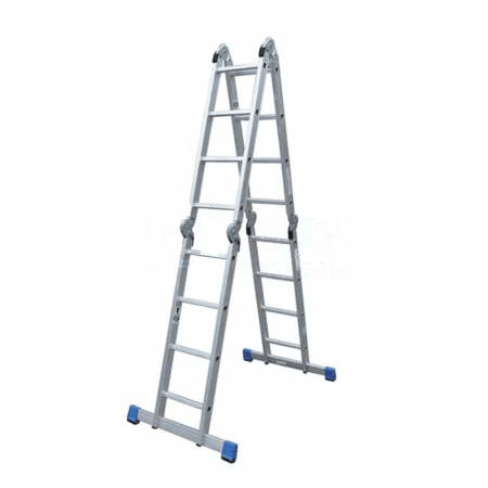 JINMAO Aluminum Alloy Multifunctional Folding Ladder – 16 Sections