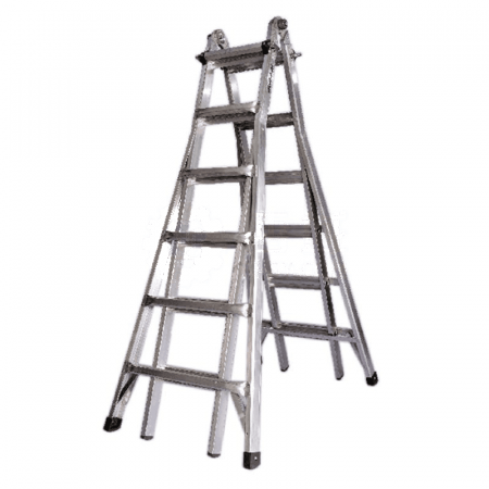 LGF-6 Ceramic Cast Rail Aluminum Alloy Multifunctional Ladder – 136kg Load Capacity