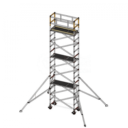 Yingsteng Aluminum Alloy Scaffold SPAN400-S2V-6 – 6.2m Platform Height