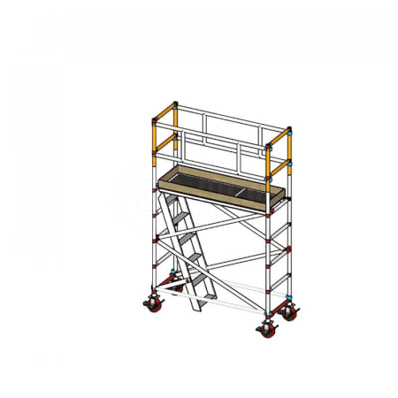 Yingsteng Aluminum Alloy Scaffold SPAN400-S2I-2 – 2.2m Platform Height