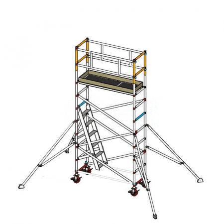 Yingsteng Aluminum Alloy Scaffold SPAN400-S2I-3 – 3.2m Height