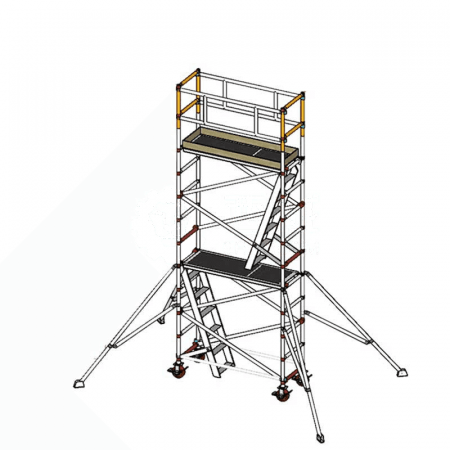 Yingsteng Aluminum Alloy Scaffold SPAN400-S2I-4 – 4.2m Height