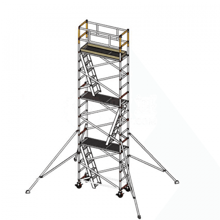 Yingsteng Aluminum Alloy Scaffold SPAN400-S2I-6 – 6.2m Height