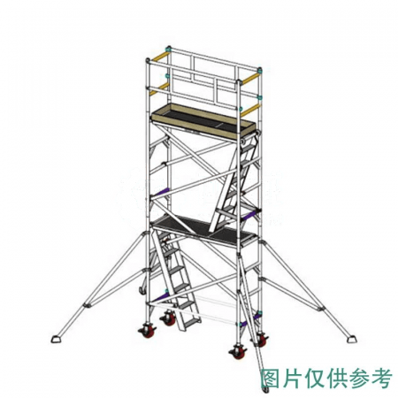 INSTANT ACCESS Aluminum Alloy Scaffold SPAN500W-S2I-4 – 4.2m Platform Height