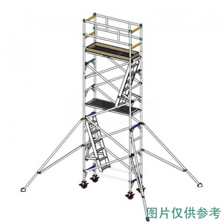 INSTANT ACCESS Aluminum Alloy Scaffold SPAN500W-S2I-5 – 5.2m Platform Height