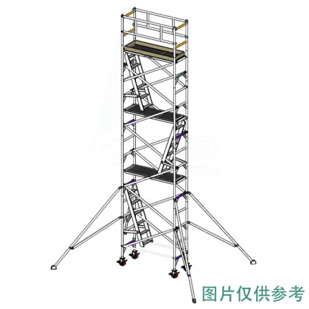 INSTANT ACCESS Aluminum Alloy Scaffold SPAN500W-S2I-7 – 7.2m Platform Height