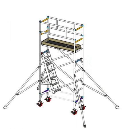 INSTANT ACCESS Aluminum Alloy Scaffold SPAN500W-S2I-3 – 3.2m Platform Height