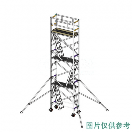 INSTANT ACCESS Aluminum Alloy Scaffold SPAN500W-S2I-6 – 6.2m Platform Height