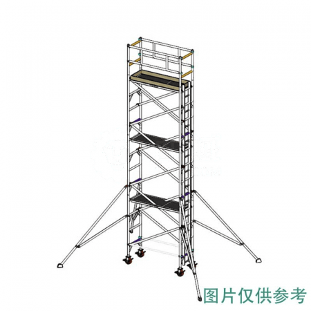 INSTANT ACCESS Aluminum Alloy Scaffold SPAN500W-S2V-6 – 6.2m Platform Height