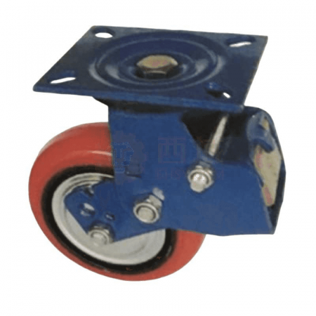 NL 6 Inch Polyurethane Active Full Brake Wheel – High Load Capacity