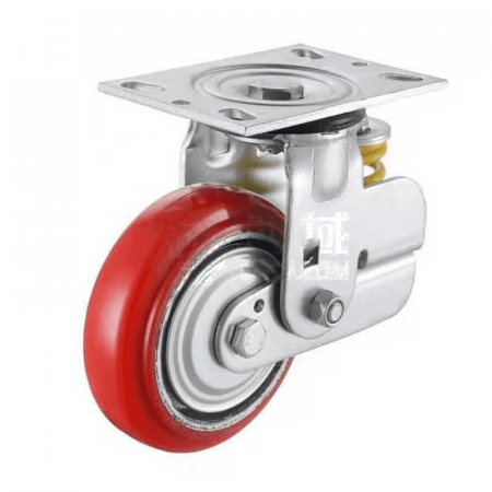 NL 6 Inch Polyurethane Single Spring Shock-Absorbing Movable Wheel – 300KG Load Capacity for Heavy-Duty Applications