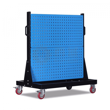 Shengyue Xinmei Mobile Double-Sided Two-Layer Material Sorting Rack (4 Square Holes) B404 | Efficient