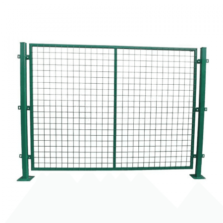 HYSTIC Warehouse Workshop Isolation Net (1.8m x 2.0m) with Column – Green Industrial Safety Partition for Workshops &amp; Warehouses