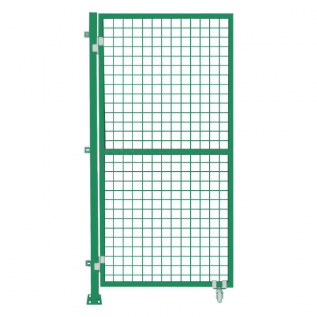 HYSTIC Warehouse Workshop Isolation Net (1.8m x 1.0m) – Single Door with Wheels – Green Partition for Industrial Spaces