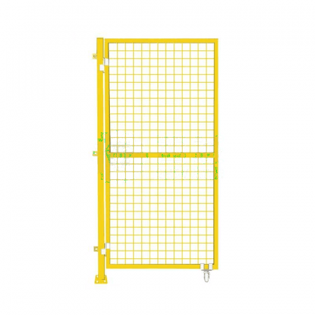 HYSTIC Warehouse Workshop Isolation Net with Single Door &amp; Wheels