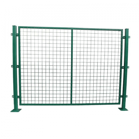 HYSTIC Warehouse Workshop Isolation Net (1.8m x 3.0m) – Green Partition with Column for Industrial Spaces