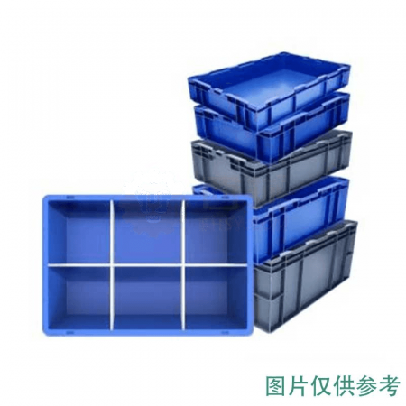 Saifute 18 Grid EU Turnover Box 600 × 400 × 120mm – Durable Blue Storage Box for Parts &amp; Tools