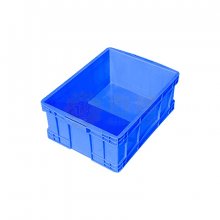 Indesberg Plastic Turnover Box M13 Blue – Durable Stackable Storage for Warehouse &amp; Retail