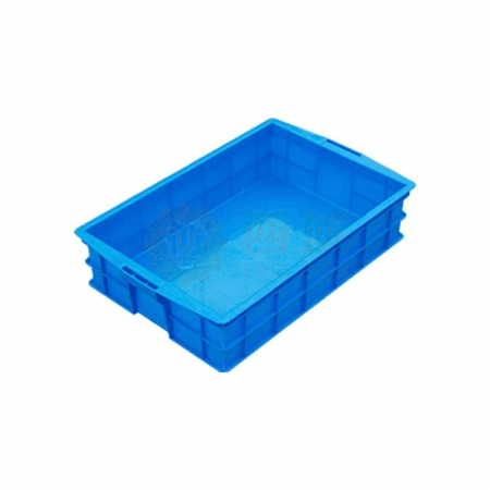 Indesberg Plastic Turnover Box M9 Blue – Durable &amp; Stackable Storage Box for Industrial Use